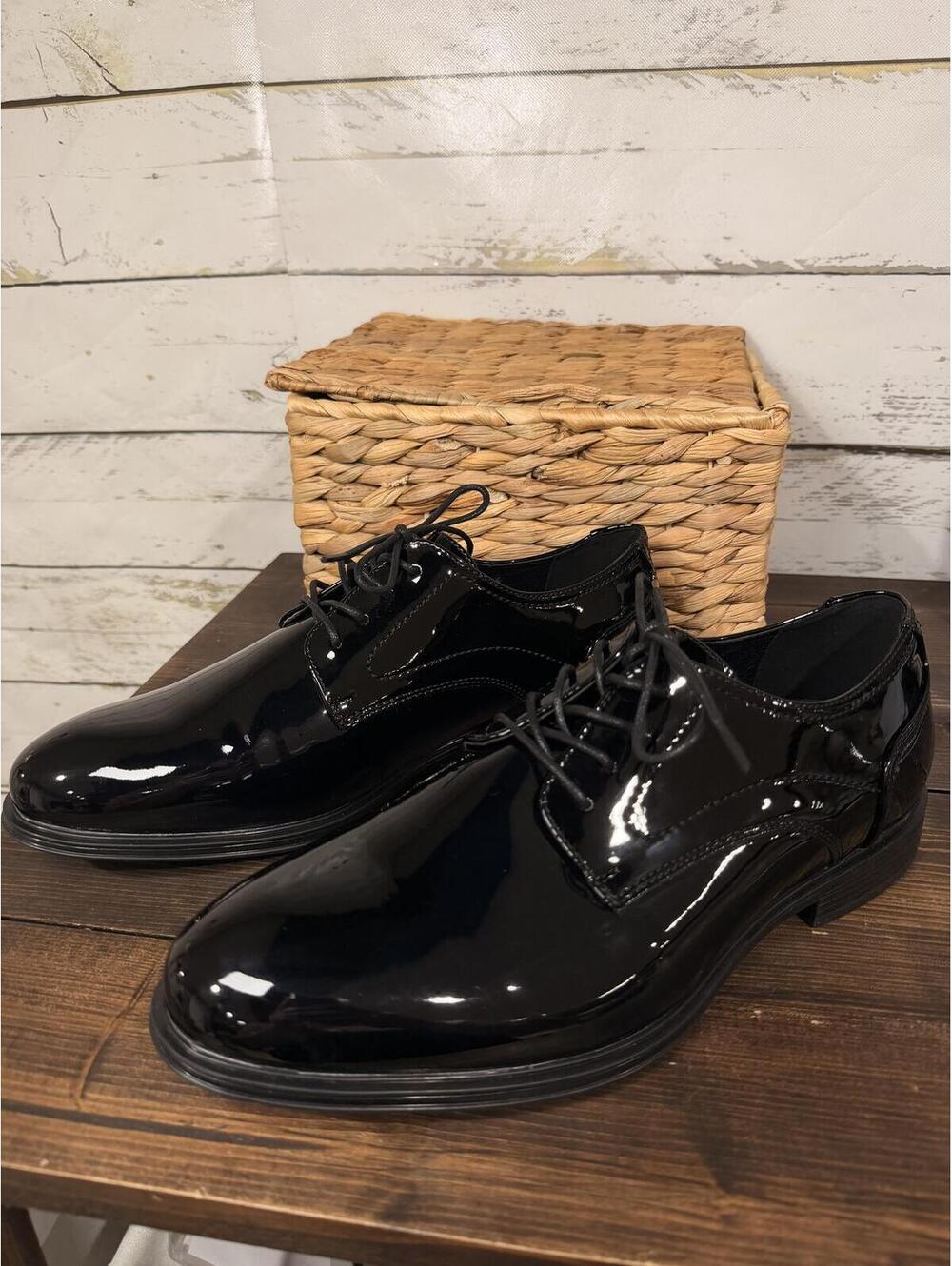 Vance Barclay Black Dress Shoes Men's 11.5 Wide NWOB
